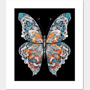 Butterfly Drawing Posters and Art